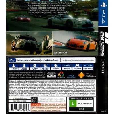 Gran Turismo Sport Ps4