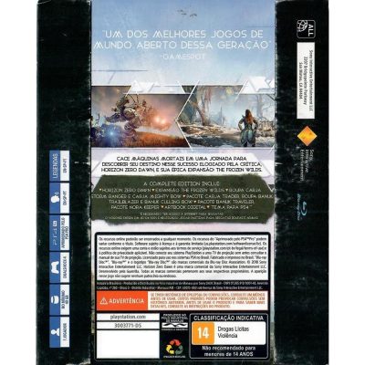 Horizon Zero Dawn Complete Edition Ps4 #1 (Case De Papelão)