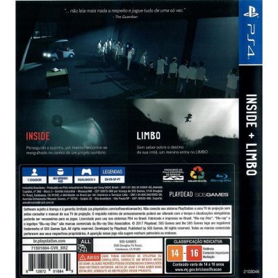Inside + Limbo Ps4 #1
