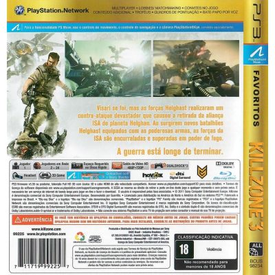 Killzone 3 Ps3 (Favoritos)