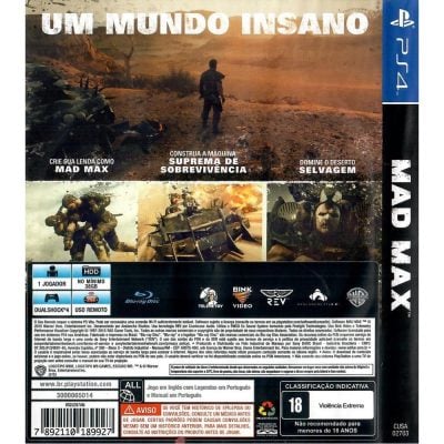 Mad Max Ps4 #2
