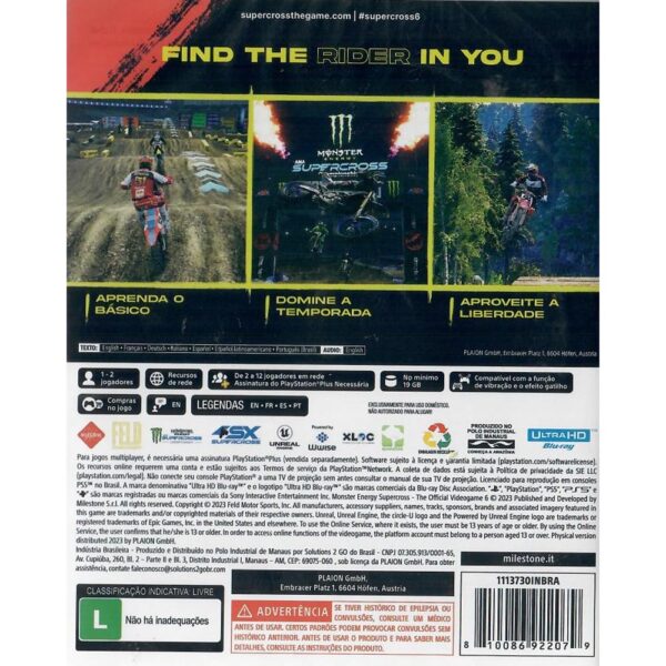 Monster Energy Supercross The Official Videogame 6 Ps5