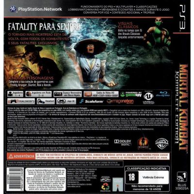 Mortal Kombat Komplete Editon Ps3