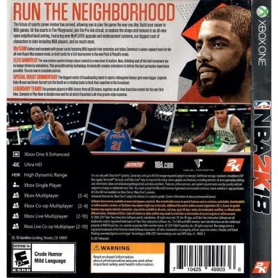 Nba 2K18 Xbox One #1 (Mancha)