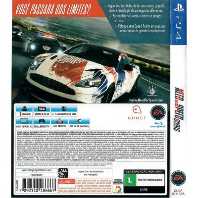 Need For Speed Rivals Ps4