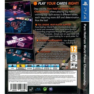 Pure Hold'em World Poker Championship Ps4