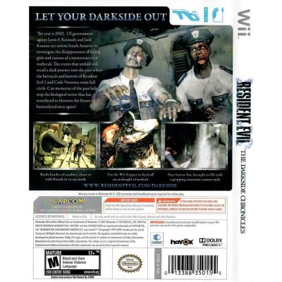 Resident Evil The Darkside Chronicles Nintendo Wii