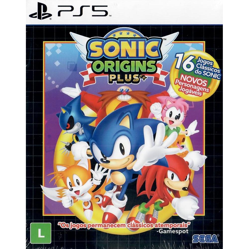 Sonic Origins Plus Ps5 (Novo) (Jogo Mídia Física) - Arena Games - Loja Geek