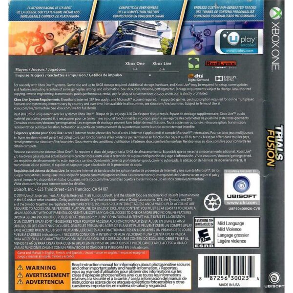 Trials Fusion Xbox One #1