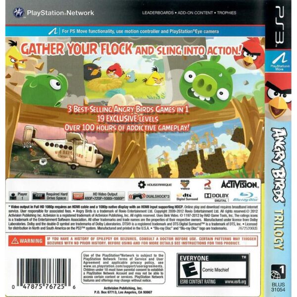 Angry Birds Trilogy Ps3 #1