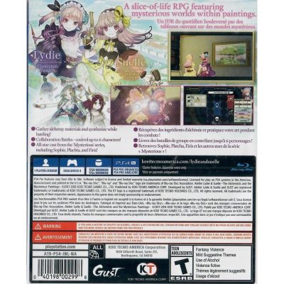 Atelier Lydie Suelle Ps4 (Midia Solta)