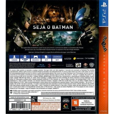 Batman Arkham Knight Ps4 (Playstation Hits)