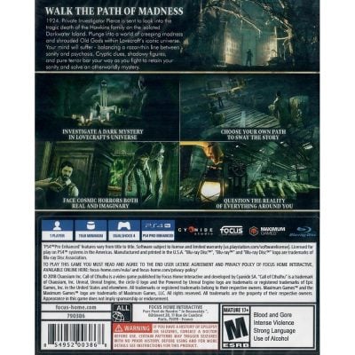Call Of Cthulhu Ps4