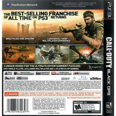 Call Of Duty Black Ops Ps3