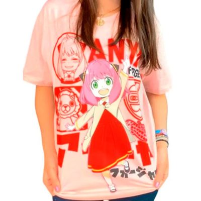 Camiseta Feminina Anya And Peanuts (Tam M) (Spy X Family)