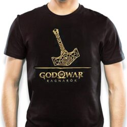 Camiseta God Of War Ragnarok Mjonir (Tam P)