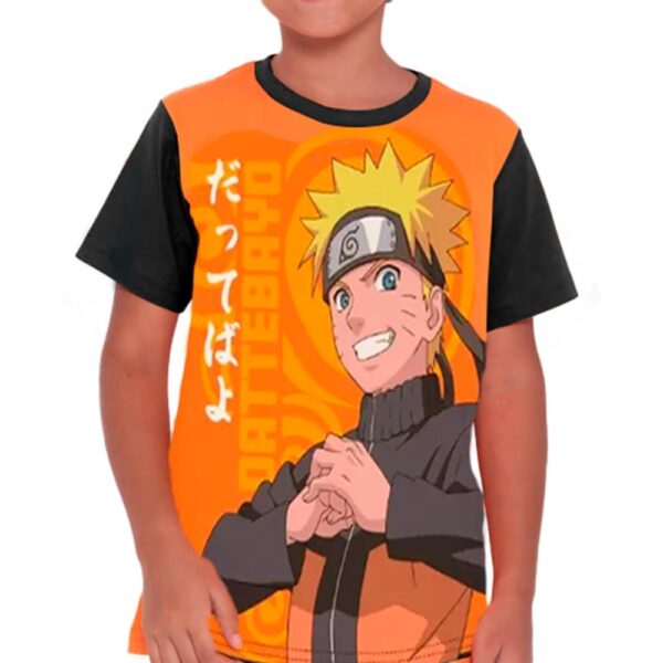 Camiseta Infantil Naruto (Tam 10)
