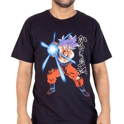 Camiseta Unissex Goku Kamehameha (Tam Gg)