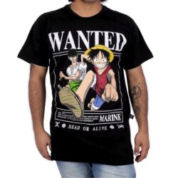Camiseta Unissex One Piece Wanted (Tam Gg)