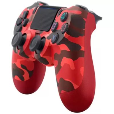 Controle Sem Fio Ps4 - Dualshock 4 Sony (Vermelho Camuflado)