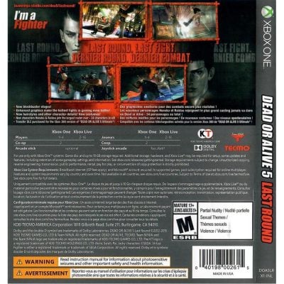Dead Or Alive 5 Last Round Xbox One