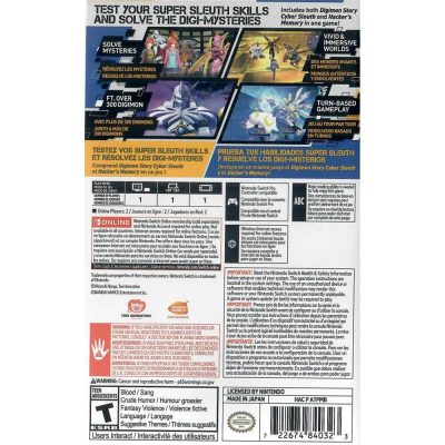 Digimon Story Cyber Sleuth Complete Edition Nintendo Switch