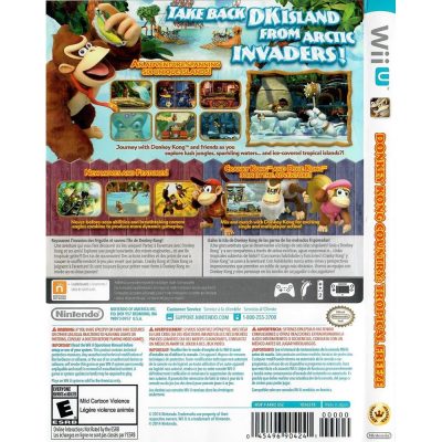 Donkey Kong Country Tropical Freeze Nintendo Wii U (Sem Manual)