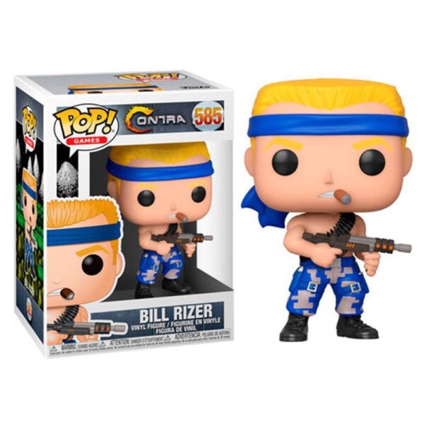 Funko Pop Bill Rizer 585 (Contra) (Vaulted)