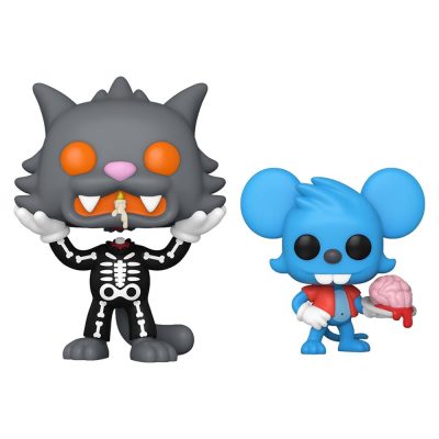 Funko Pop Itchy (With Brain) And Scratchy (Skeleton) 2-Pack (The Simpsons)