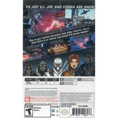 Gi Joe Operation Blackout Nintendo Switch
