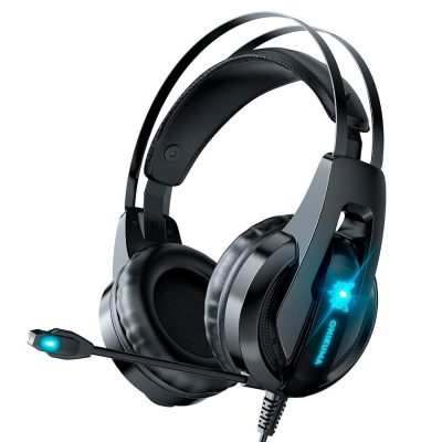 Headset Gamer Onikuma, Rgb, Usb, Xbox One, Ps4, Pc, Mobile, Preto - K-16