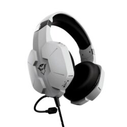 Headset Gamer Trust Gxt 323W Carus, Xbox Series, Ps5, Ps4, Switch, Pc, Laptop, Drivers 50Mm, P2, Branco - 24258