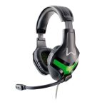 Headset Gamer Warrior Harve, Drivers 40Mm, Preto E Verde - Ph298