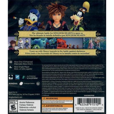 Kingdom Hearts Iii Xbox One