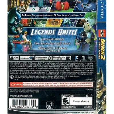 Lego Batman 2 Dc Super Heroes Psvita #2 (Sem Manual)