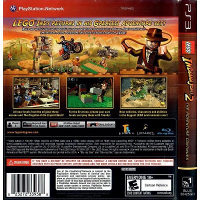 Lego Indiana Jones 2 Ps3 #3 (Greatest Hits)