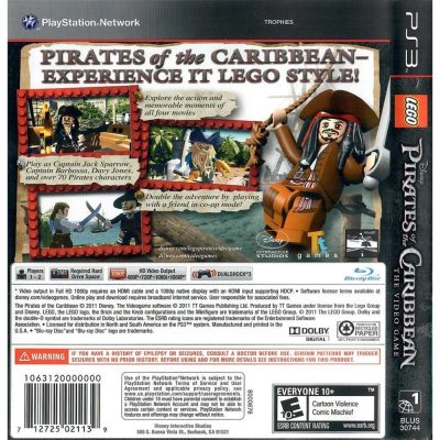 Lego Pirates Of The Caribbean Ps3 #1