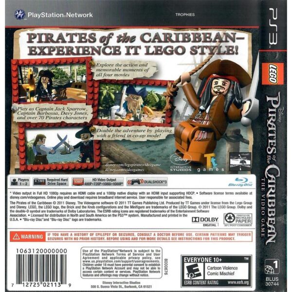 Lego Pirates Of The Caribbean Ps3 #1