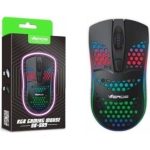 Mouse Com Fio Usb E Led Rgb Verde - Sb-S09 (Novo)