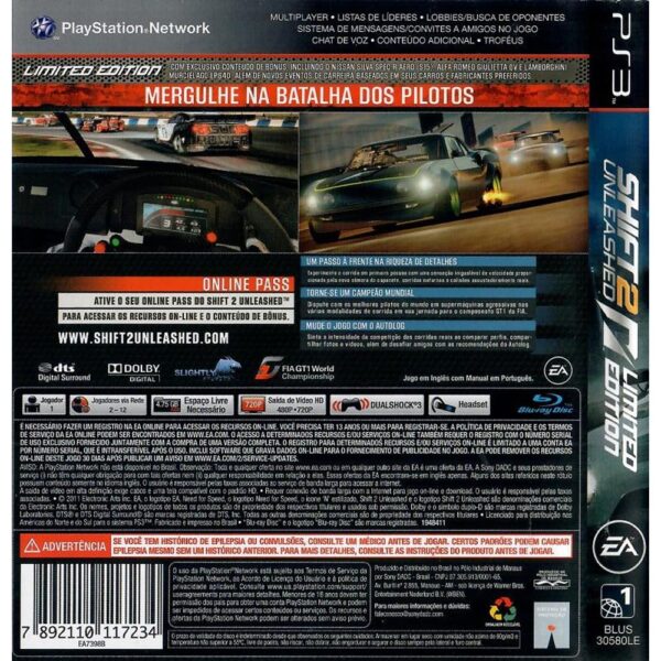 Need For Speed Shift 2 Unleashed Ps3 #1