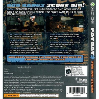 Payday 2 The Big Score Xbox One #1