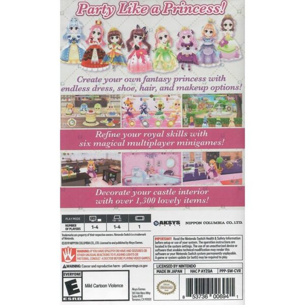 Pretty Princess Party Nintendo Switch