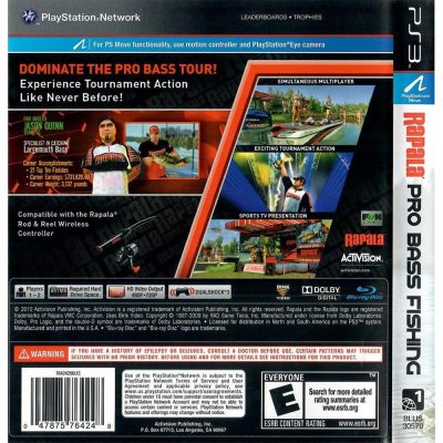 Rapala Pro Bass Fishing Ps3