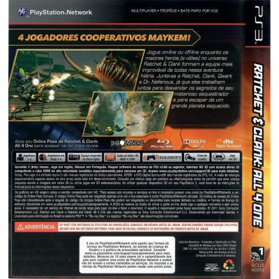 Ratchet And Clank All 4 One Ps3
