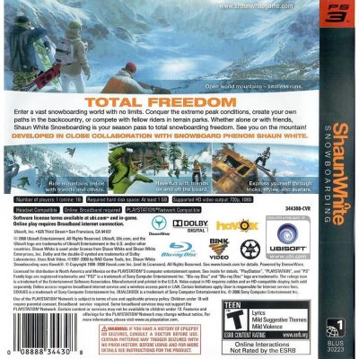 Shaun White Snowboarding Ps3 #2