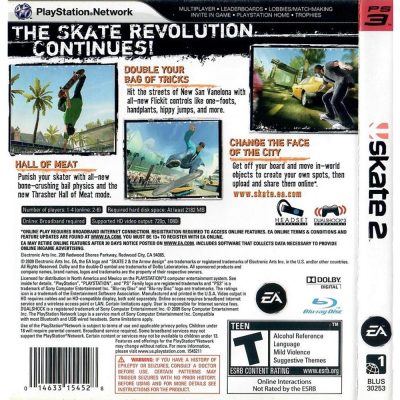 Skate 2 Ps3 #1 (Sem Manual)