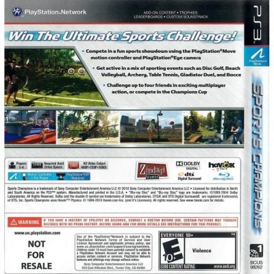 Sports Champions Ps3