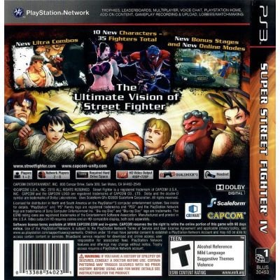Super Street Fighter Iv Ps3