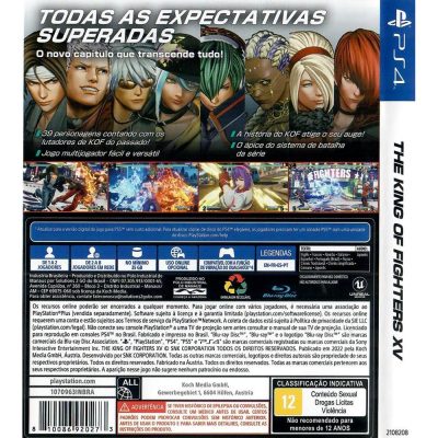 The King Of Fighters Xv Ps4
