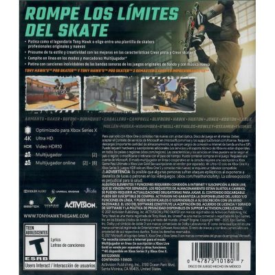 Tony Hawk Pro Skater 1+2 Xbox One / Series X